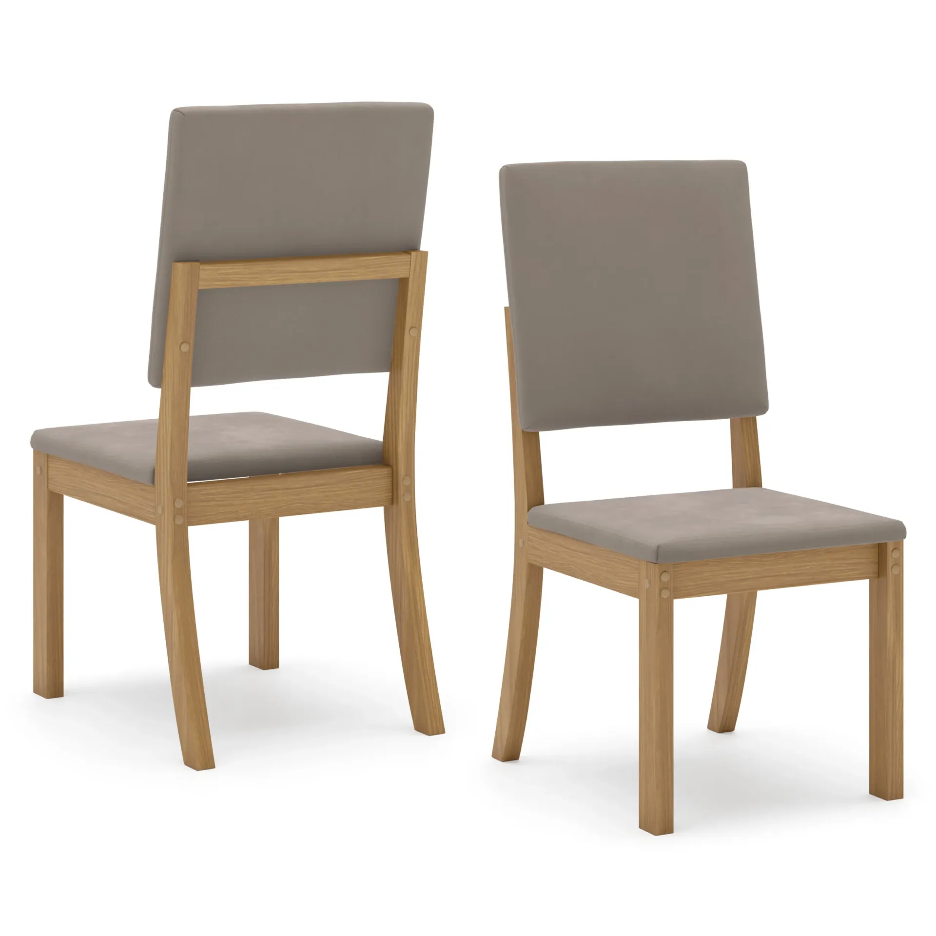 CHAISE EN BOIS CARAMEL MILLA