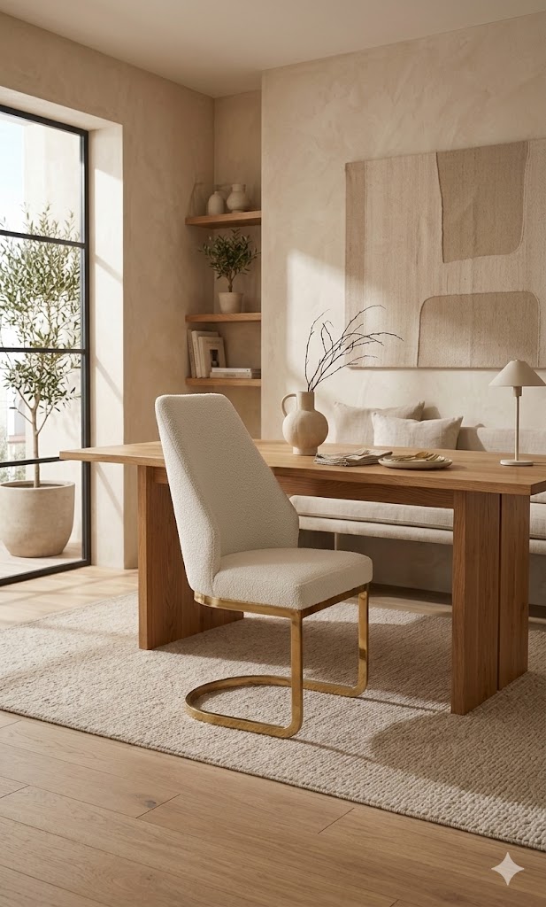 [CHAISE-11690] CHAISE BLANCHE ET DORE