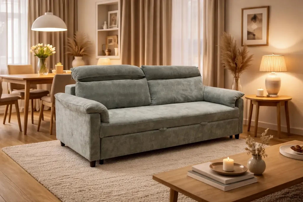 [SALON-5360] CANAPE CLIC CLAC GRIS