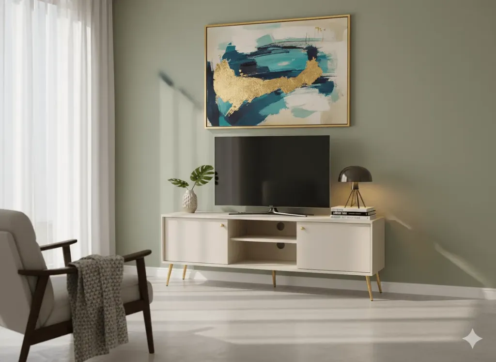 TABLE TV ROSE SAND