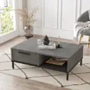 TABLE BASSE AVEC TIRROIR ET RANGEMENT