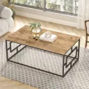 TABLE BASSE EFFET BOIS CHENE