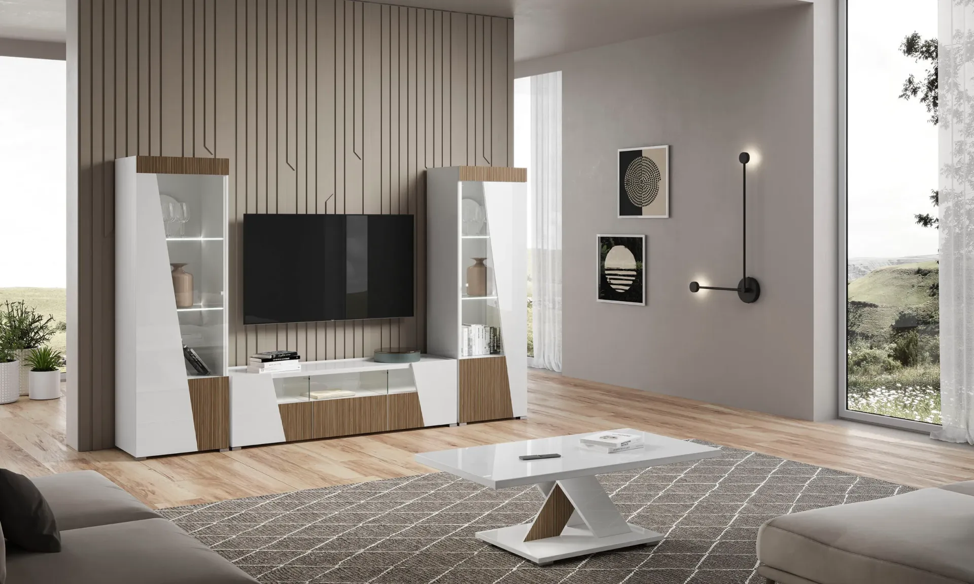 [ETNA-TV/ETNA-VIT1PG/ETNA-VIT1PD] ETNA LIVING 1 + 1 + TV
