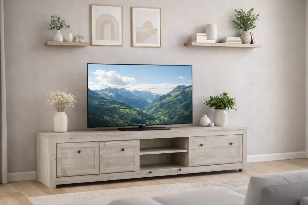 [PASVAS-TV] TABLE TV PADVAS BOIS CLAIR