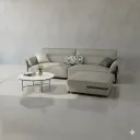 CANAPÉ D'ANGLE BEIGE 2450