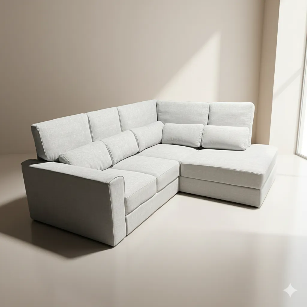 [MC-SOF-GRIS-006] CANAPÉ D'ANGLE V1516