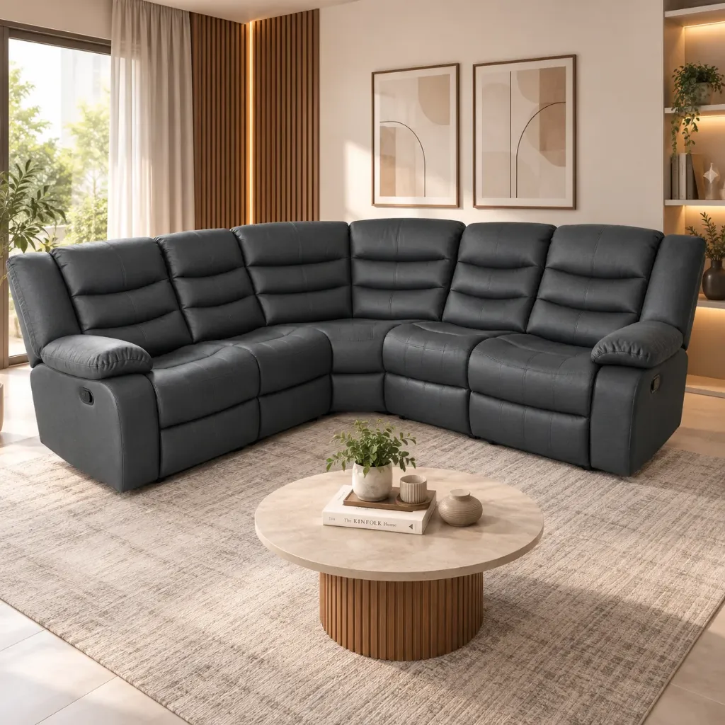 SALON D'ANGLE RELAX GRIS