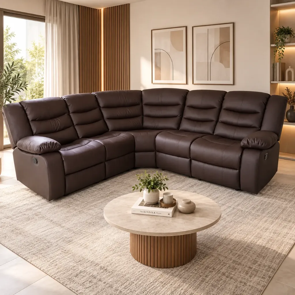 SALON D'ANGLE RELAX MARRON