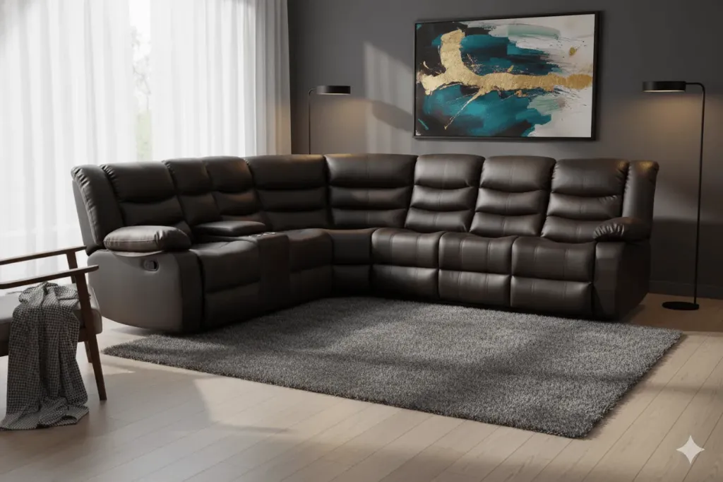 [RELAXANGLE-MARRON] SALON D'ANGLE RELAX MARRON