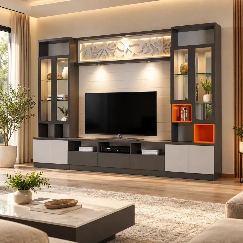 [LIVING-9908] LIVING TV Mural Krypton (avec haut-parleur et amplificateur)