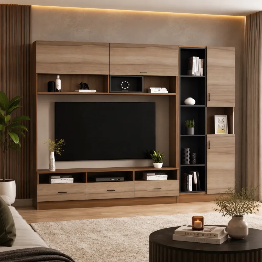 LIVING TV Mural Loft Nature