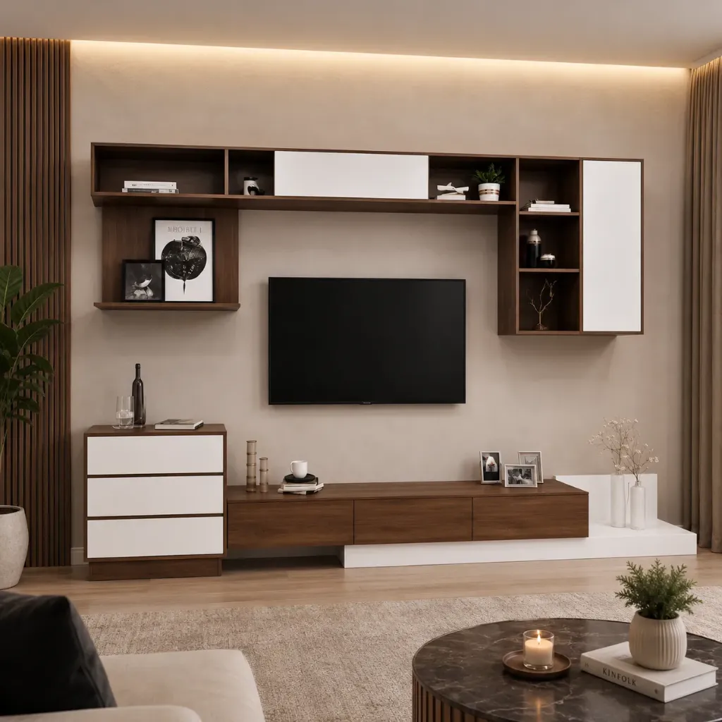 [LIVING-LV1479] LIVING TV Mural Oslo