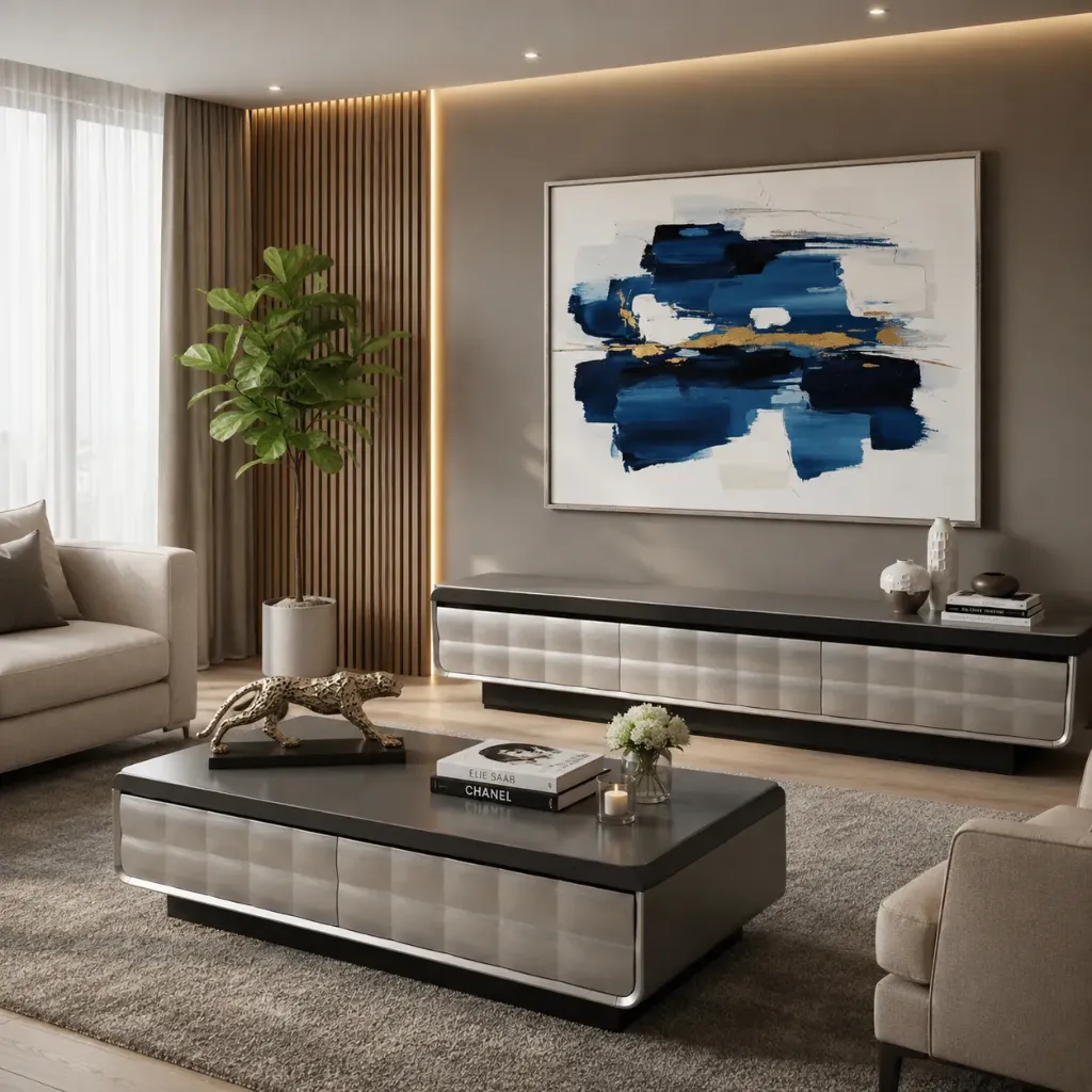Table Basse Titanium