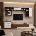 LIVING TV MURAL OSLO + SMART TV Aiwa 50' 4K UHD