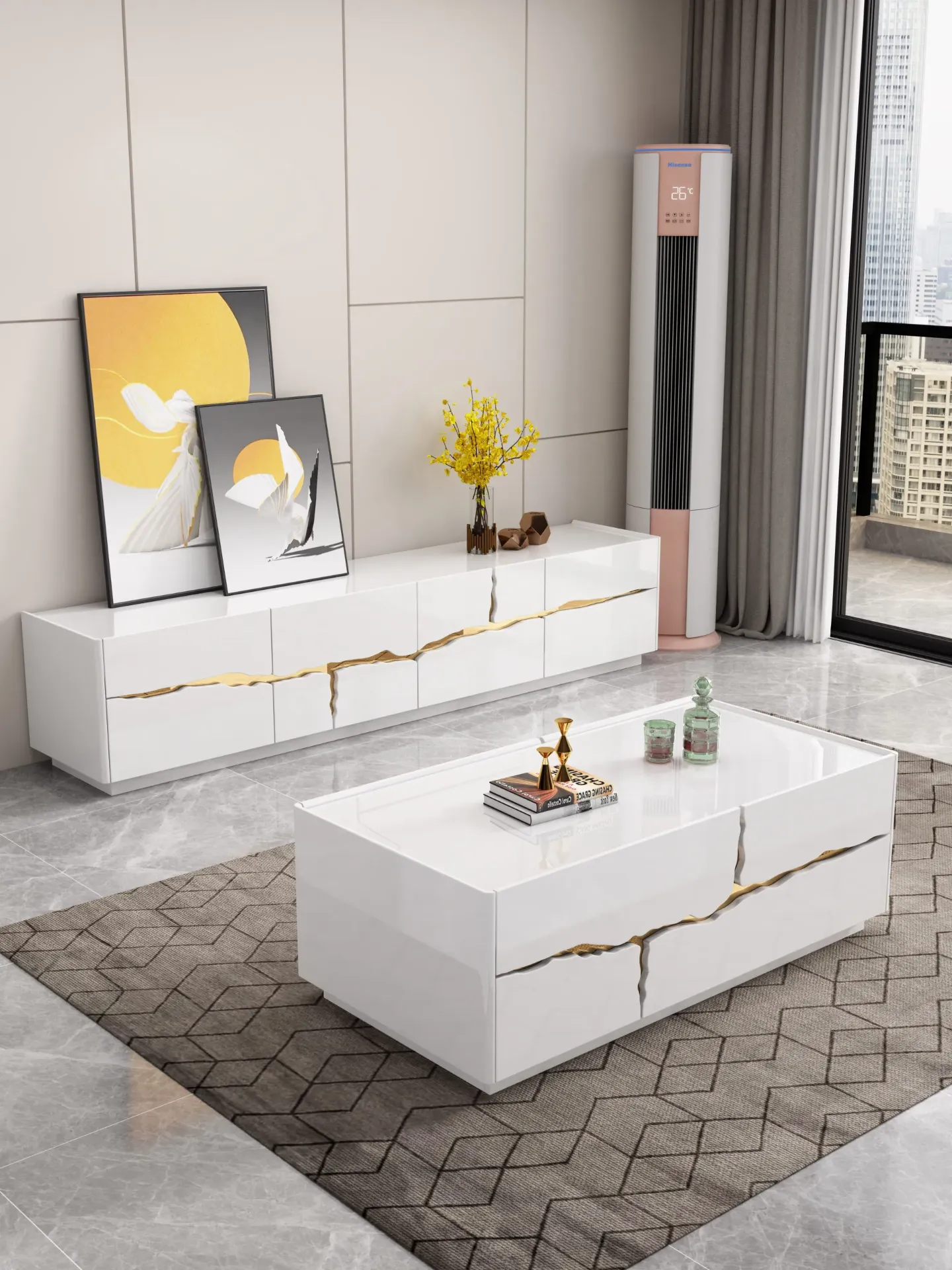 [92641-TB] Table basse Royale