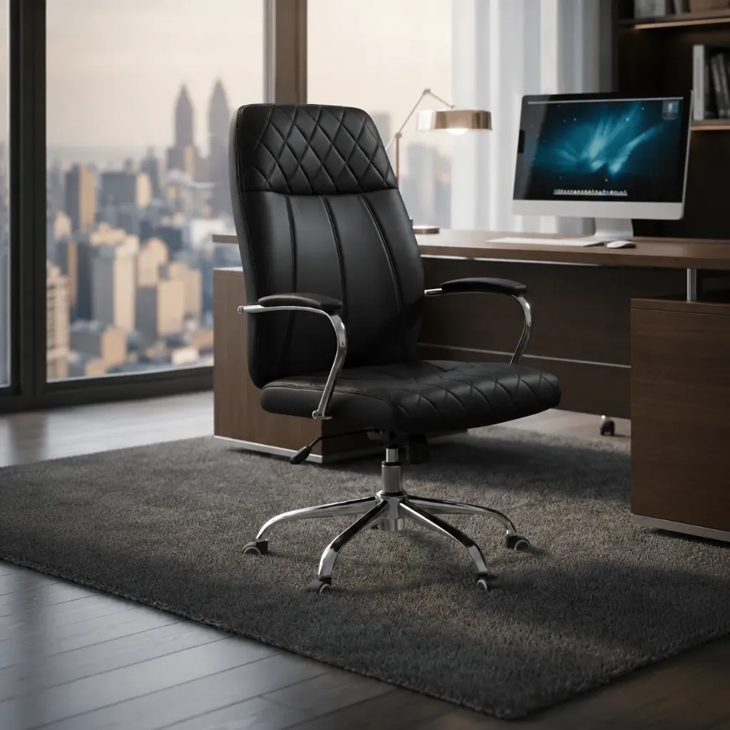 [CHAISE-A109] CHAISE BUREAU BOKA NOIRE