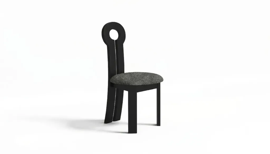 [CHAISE-9210NOIR] Chaises Kate Noir