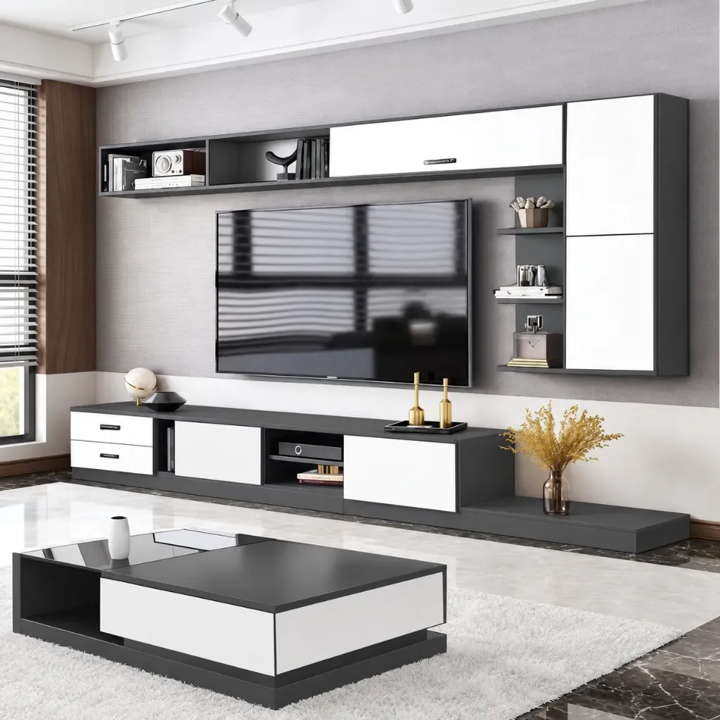 [ID7-TB] Table Basse Varia Blanche