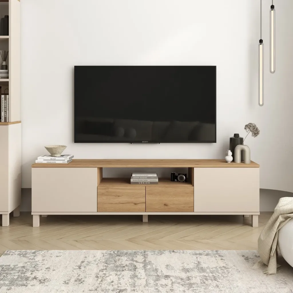 [MD1-CS-TV] Blush Chêne - Table TV