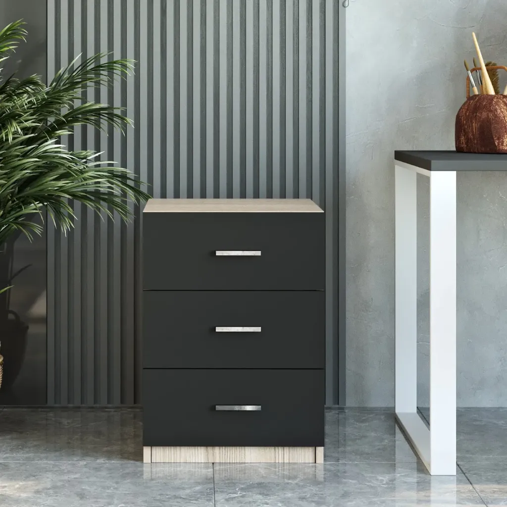 Tiroir à 3 Portes pour Bureaux