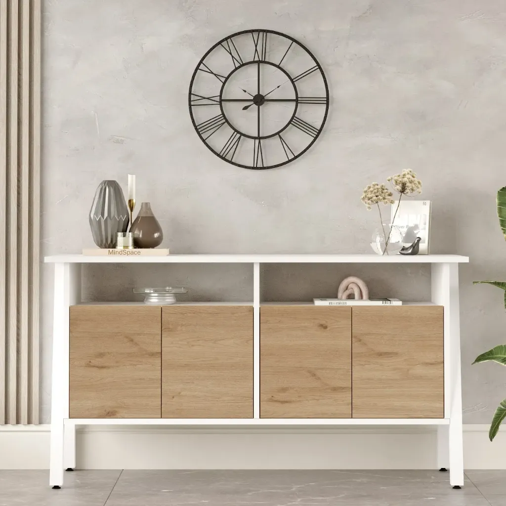 Alba - Buffet Blanc Vintage