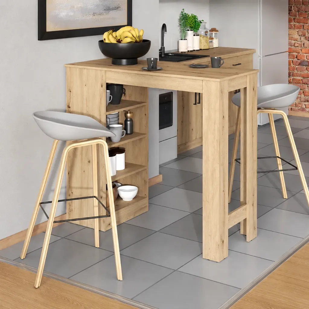 TABLE BAR KRYS CHENE