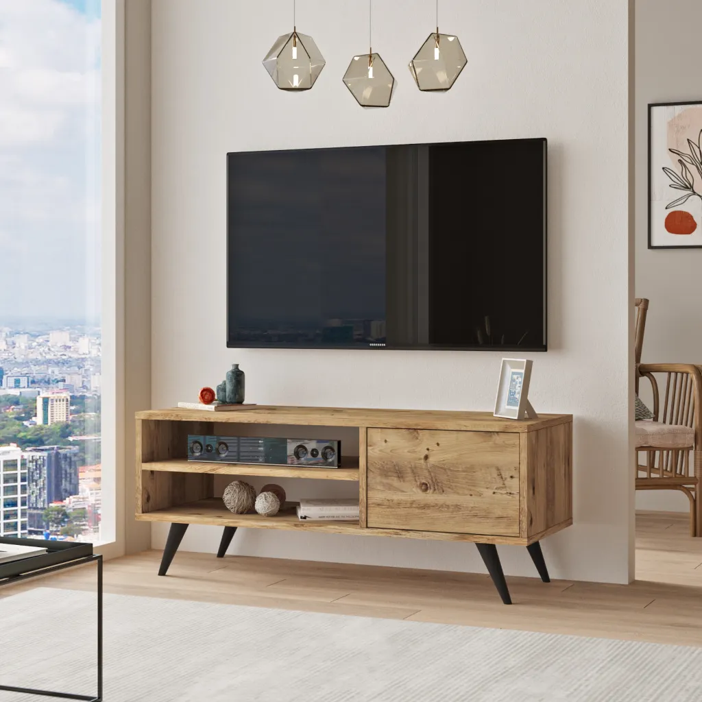 [CD1-A-TV] TABLE TV EN BOIS CD1-A