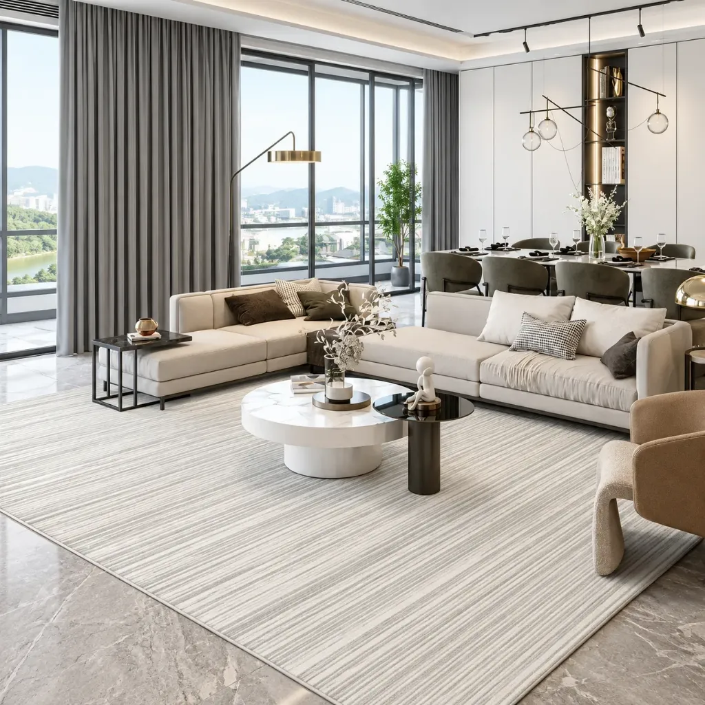 [MOQ-WX02] HAVEN - Tapis rectangle moderne 160x230cm