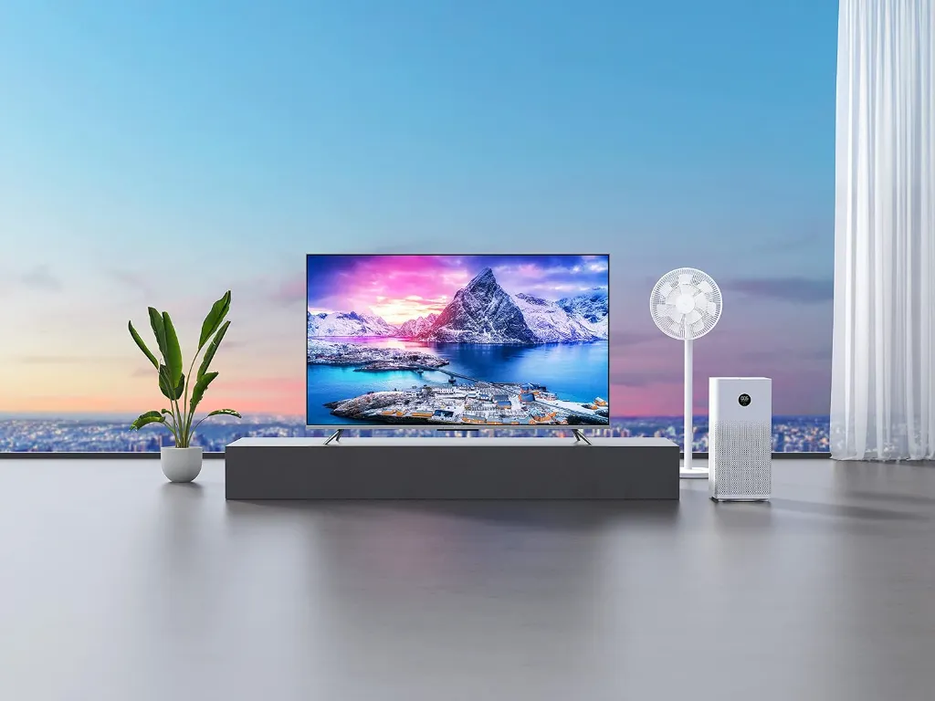 Télévision Smart TV Xiaomi TV Q1E 55" QLed 4K UHD 60Hz Sans Bordures 2x15W Dolby Vision, Dolby Audio, DTS HD, HDR 10+, Android TV 10 32Go 2Go RAM, Chromecast, Assistant Google