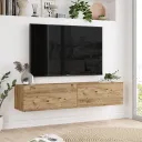 TABLE TV SUSPENDUE EN BOIS FR10-A-TV