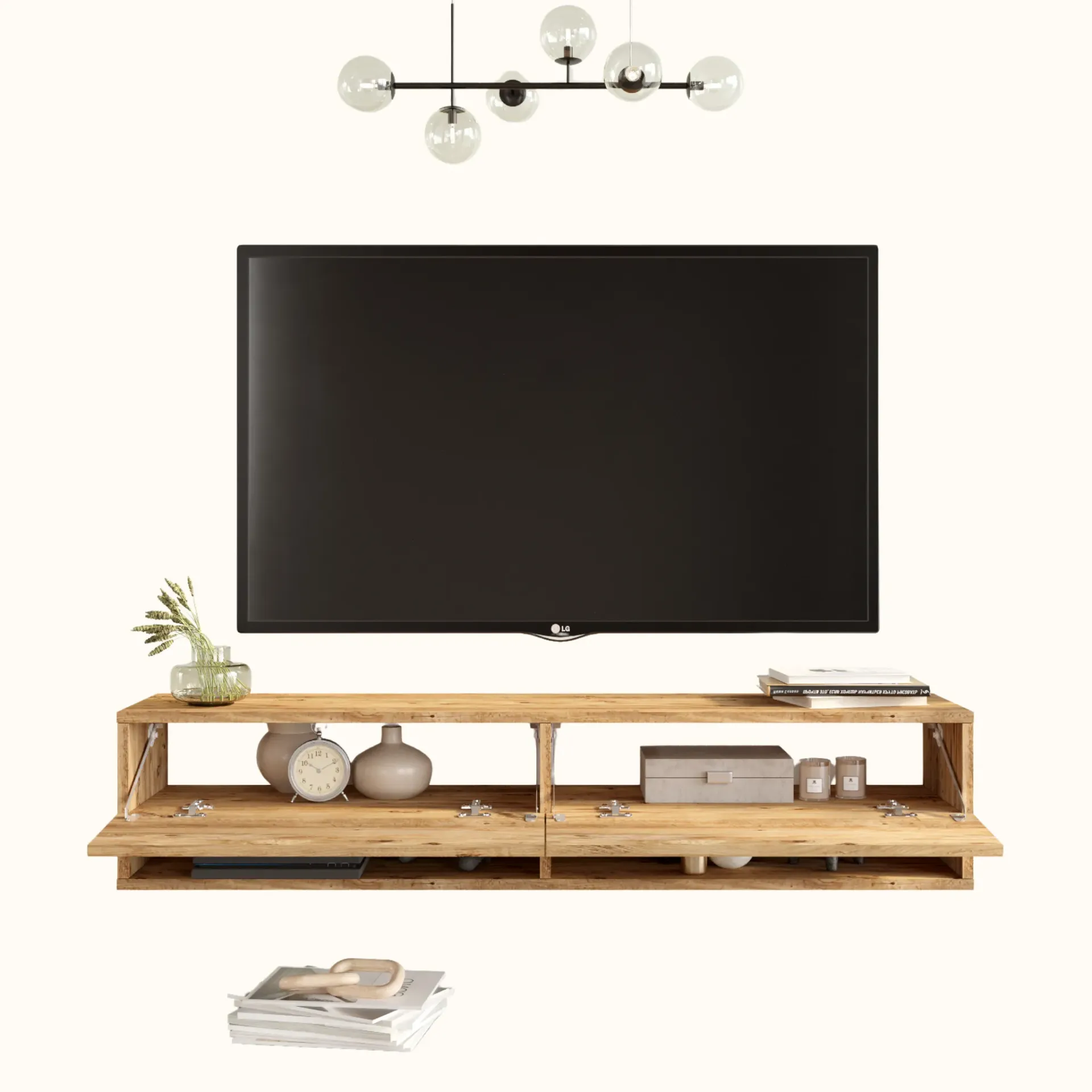 [MC-TTV-020] TABLE TV SUSPENDUE EN BOIS FR11-A-TV
