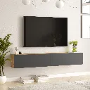 TABLE TV SUSPENDUE FR8-AA-TV CHENE GRIS