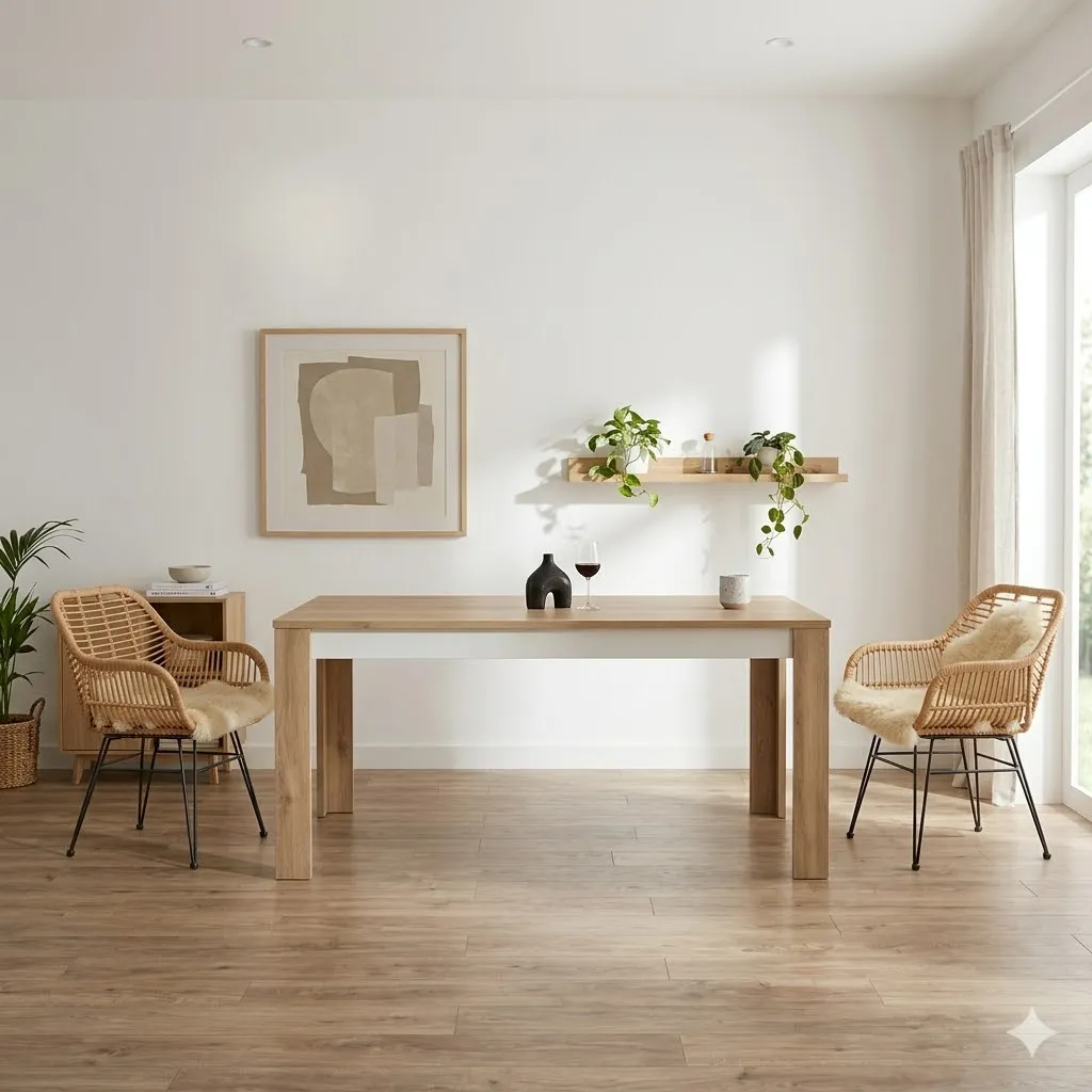 [TABLE-TARA] TABLE TARA EXTENSIBLE EN BOIS